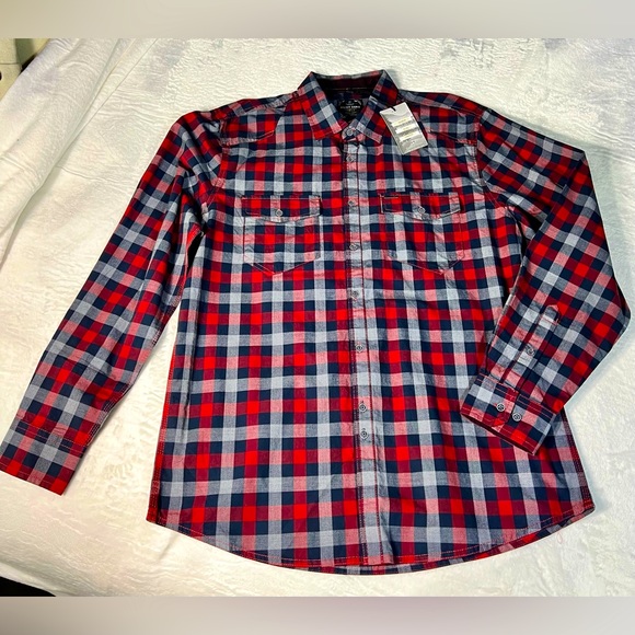 NWT Point Zero Black Label Men’s Button Down Shirt XL - Picture 1 of 10